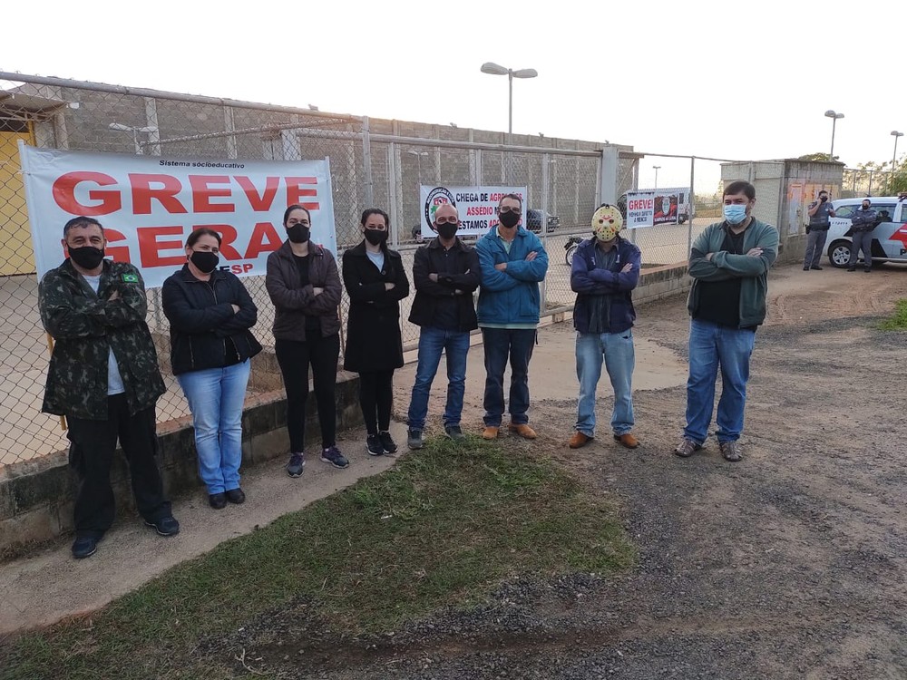 Funcionários da Fundação Casa fazem greve em Irapuru