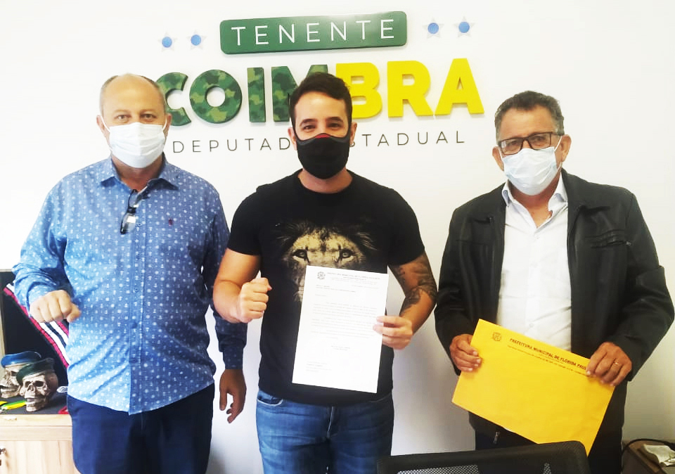 FLÓRIDA: Prefeito e vice reivindicam verba para asfalto e saúde através de deputado estadual