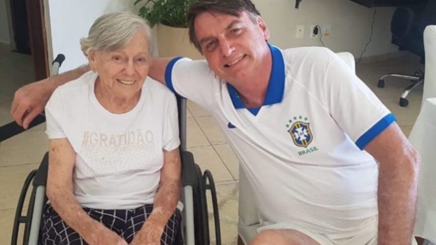 Morre a mãe de Bolsonaro, aos 94 anos, no interior de SP