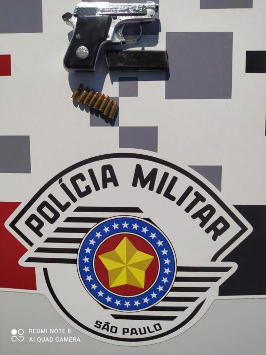 Polícia Militar faz apreensão de arma