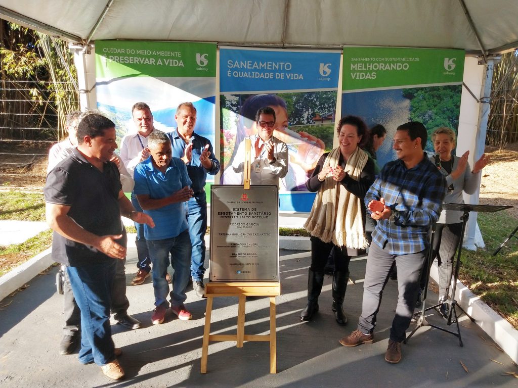 LUCÉLIA: Sabesp inaugura obras de investimento em saneamento e melhorias no abastecimento