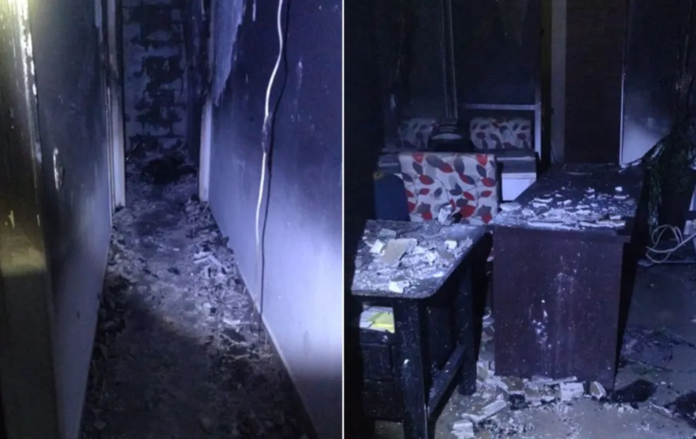 Homem morre carbonizado após apartamento pegar fogo em condomínio de Rio Preto