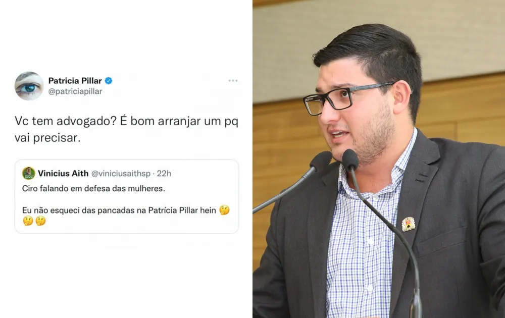 Vereador de Sorocaba é condenado após dizer em post que Patrícia Pillar foi agredida por Ciro Gomes
