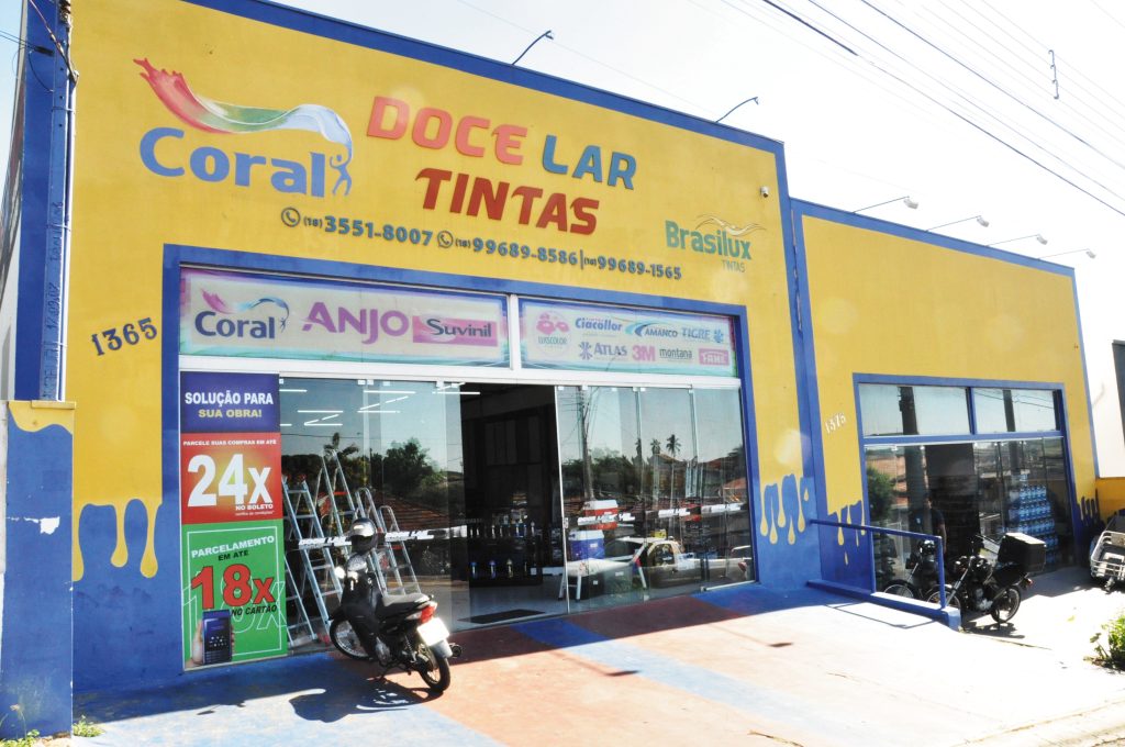 DOCE LAR tintas imobiliárias e automotivas em Lucélia