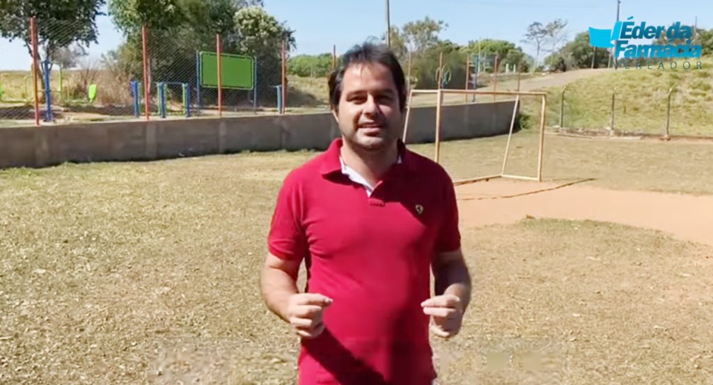 PARAPUÃ: Vereador busca reforma do campo e quadra do Jardim Canaã
