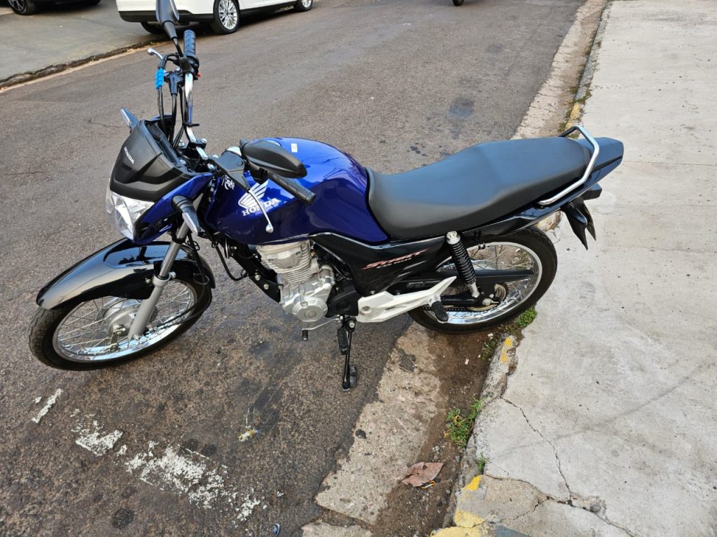 Furtada em Presidente Prudente, moto é localizada pela Polícia Militar em Flora Rica