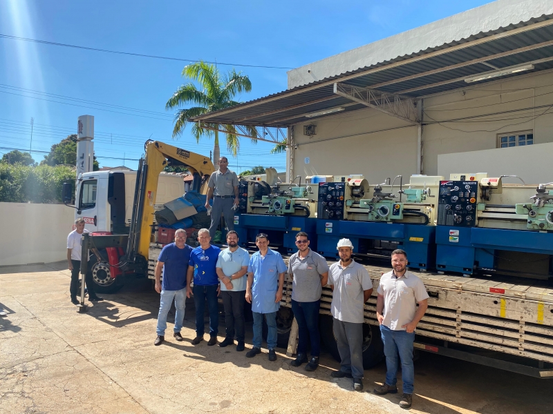 DRACENA: SENAI recebe tornos mais novos e modernos para uso dos alunos