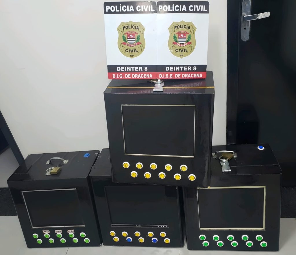 Polícia Civil apreende máquinas caça-níqueis em Dracena