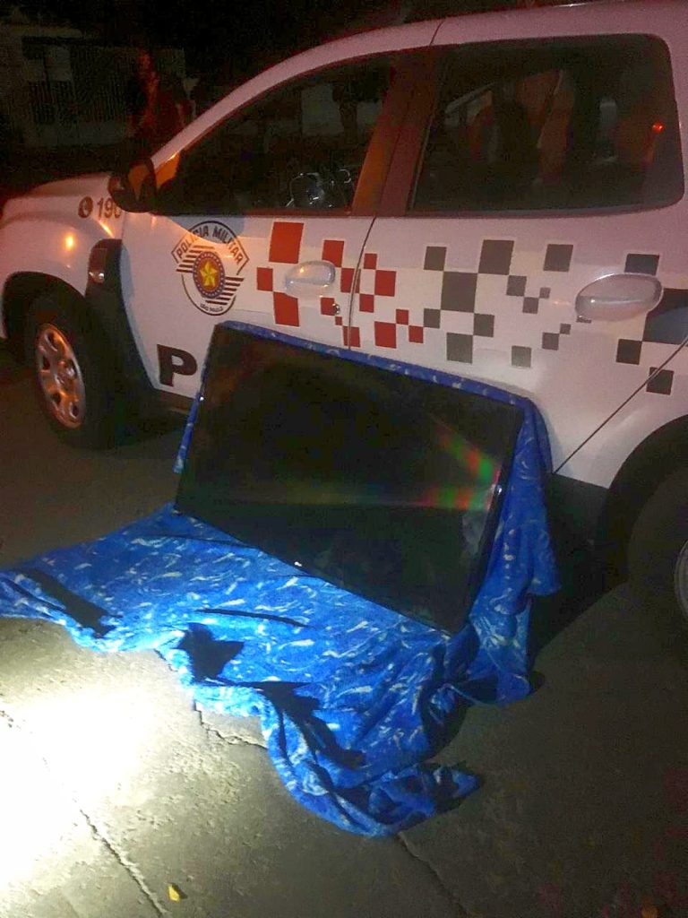 Autor de furto e comprador de TV são identificados pela Polícia Militar