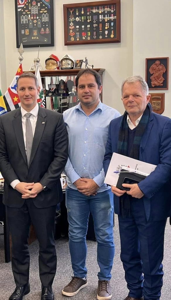 PARAPUÃ: Eder Castro participa de reunião com o secretário estadual de Segurança Pública