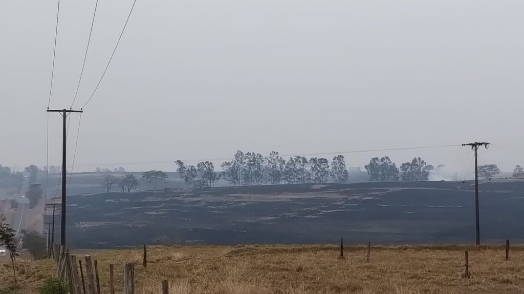 Incêndio causa destruição e pânico em Lucélia e Salmourão