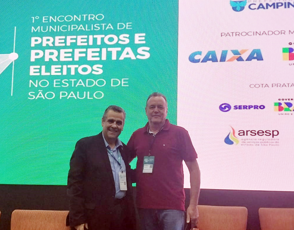 FLÓRIDA: Prefeito eleito e vice participam de Encontro Municipalista de Prefeitos e Prefeitas Eleitos do Estado