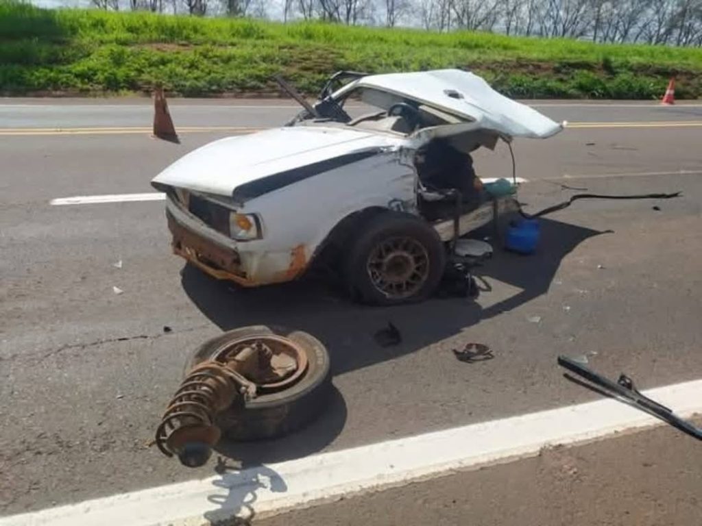 Homem perde a vida, bebê e mais cinco ficam feridos em acidente