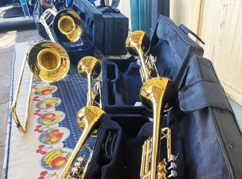 LUCÉLIA: Banda Marcial recebe novos instrumentos para fortalecer atuação
