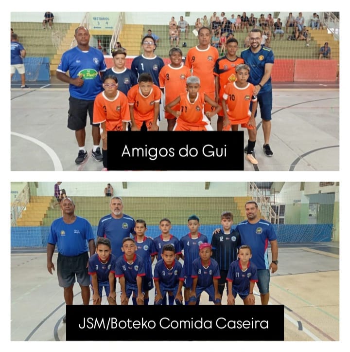 JUNQUEIRÓPOLIS: Finais nesta quinta-feira definem campeões do sub-13 e infantil do Campeonato Futsal de Férias