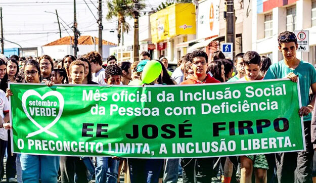 LUCÉLIA: Caminhada Setembro Verde da Escola José Firpo mobiliza comunidade em prol da inclusão social