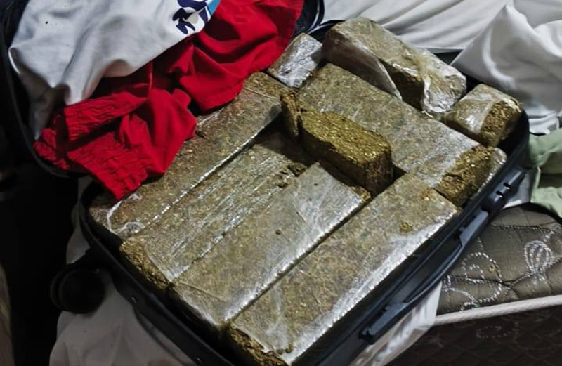 JUNQUEIRÓPOLIS: Polícia Civil investiga caso de homem preso em hotel mala de maconha