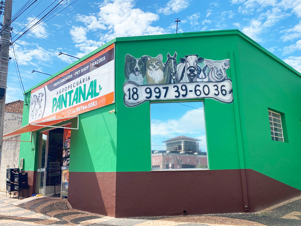 LUCÉLIA: AGROPECUÁRIA PANTANAL – tudo para o cuidado animal em um só lugar