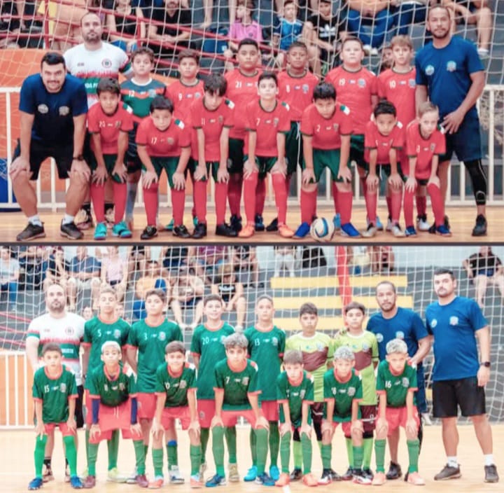 Sub 10 e Sub 12 de Flórida Paulista estão na final da Série Prada da Copa AMNAP de Futsal