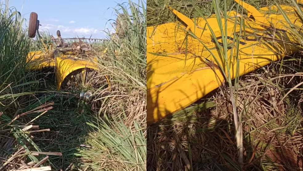 Avião agrícola cai em área rural e mata piloto no interior de SP