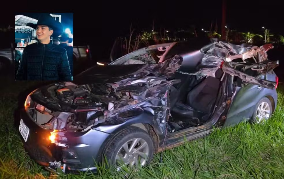 Jovem de 20 anos morre após batida entre carro e ônibus em rodovia do interior de SP