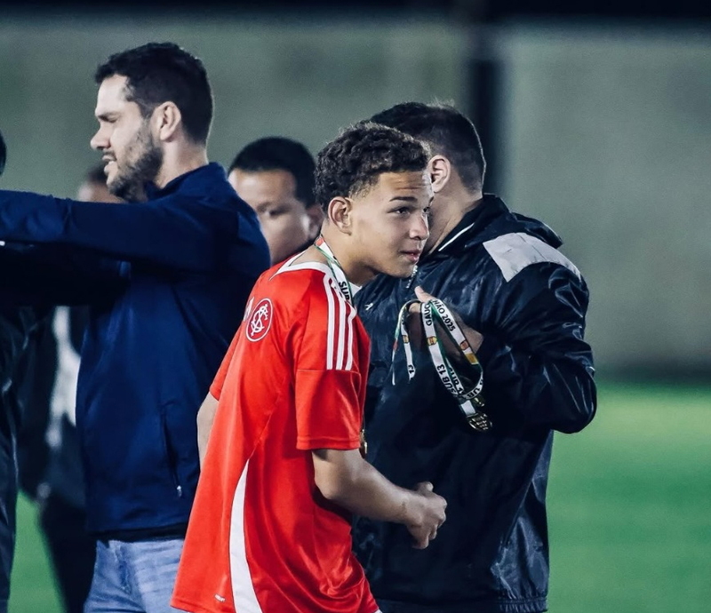 Floridense André Lucas é campeão gaúcho na categoria Sub-13 com o Inter de Porto Alegre