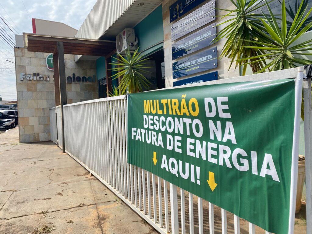 Mutirão de descontos na conta de energia está sendo realizado em Flórida Paulista