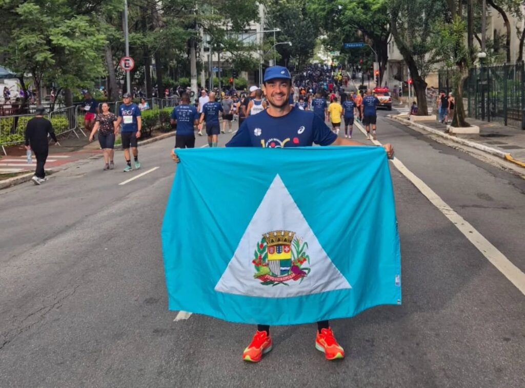 JUNQUEIRÓPOLIS: Bruno Gazim se destaca em Corrida em Paulicéia e leva o nome da cidade em provas históricas no atletismo