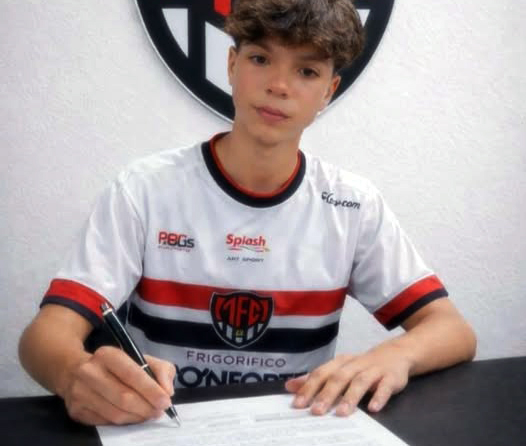 LUCÉLIA: Jogador luceliense Erick Raphael é o novo reforço do Tupã FC na categproa Sub-14