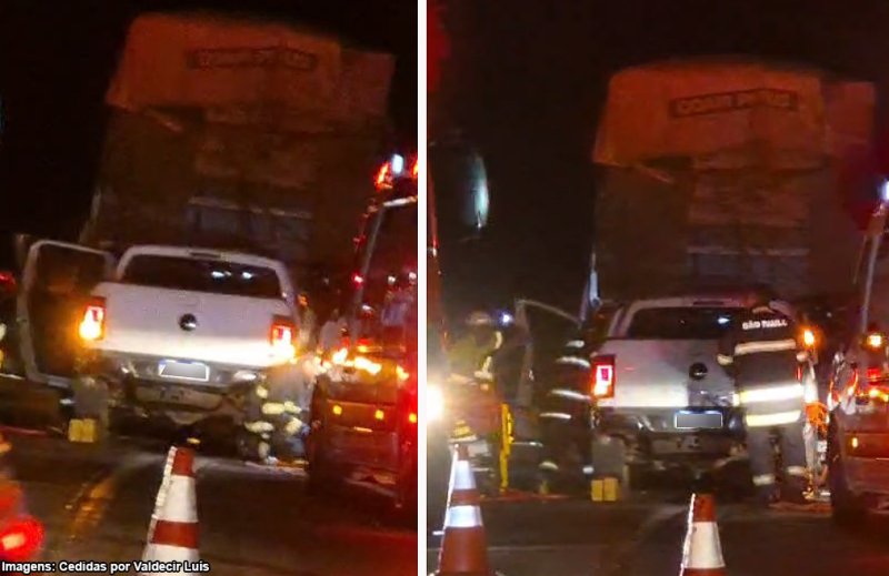 Cinco pessoas ficam feridas em acidente na SP-294