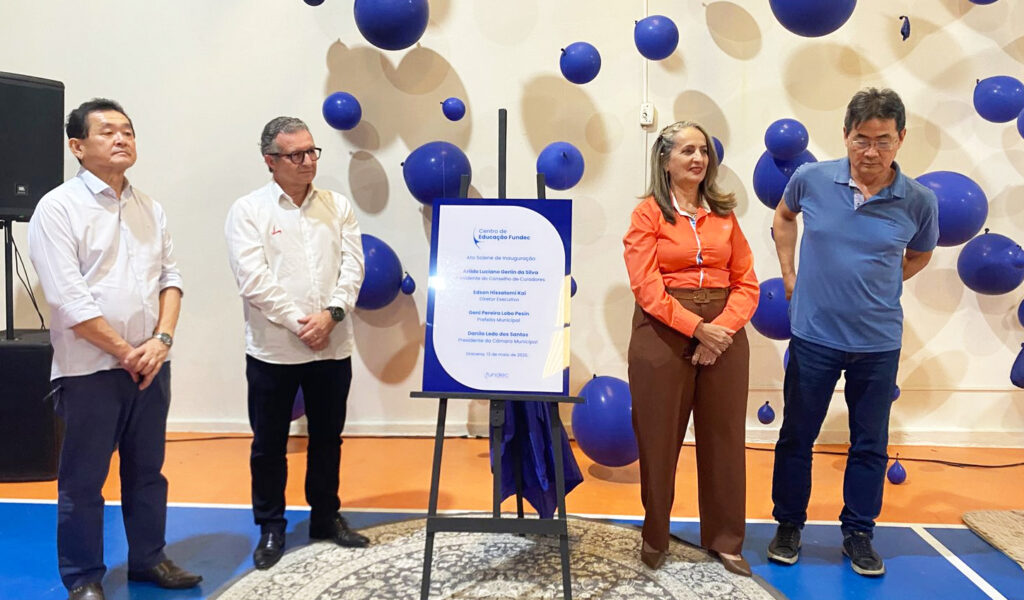 DRACENA: Fundec comemora 58 anos de história com inaugurações do novo Centro de Educação e estacionamento para alunos