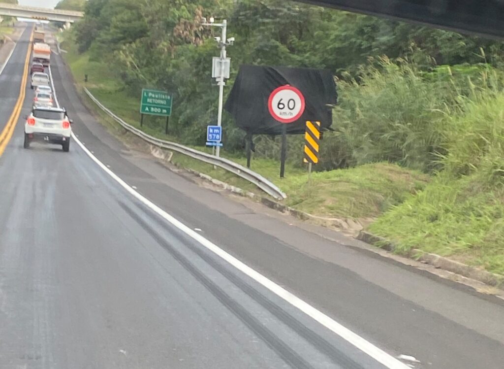 INÚBIA PAULISTA: Motoristas são “pegos de surpresa” com alteração de velocidade em radar na SP-294