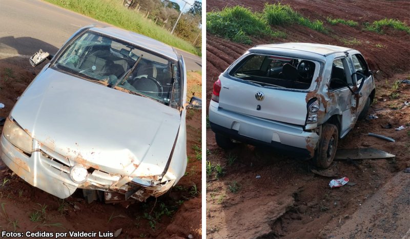 Motorista fica ferida em acidente