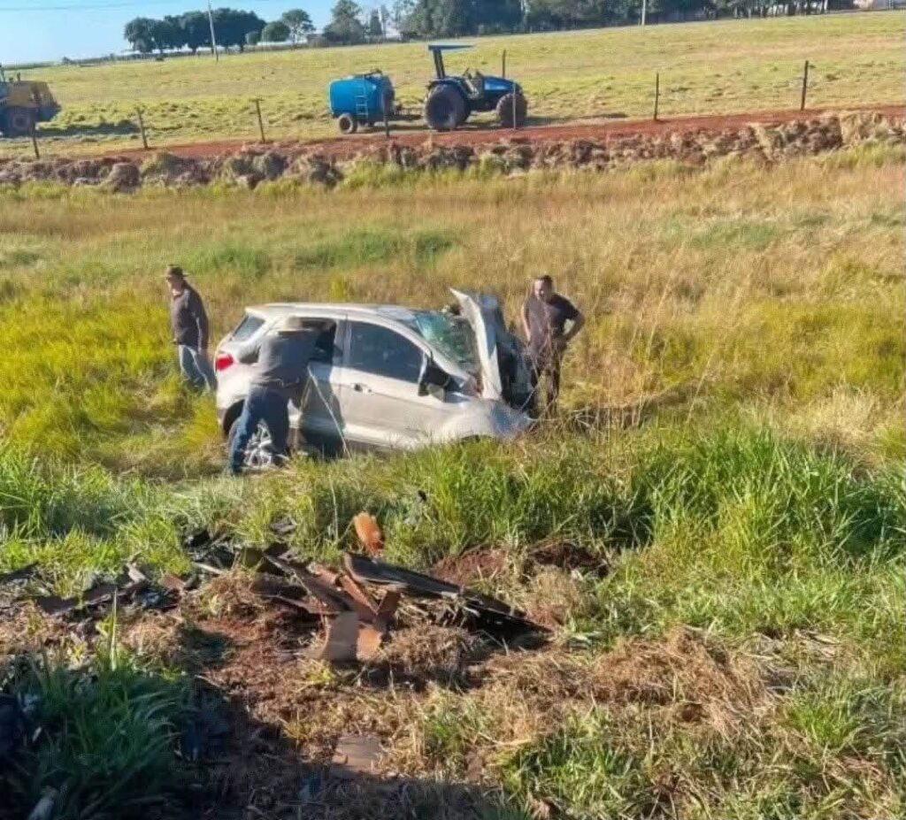 Acidente na BR-463 deixa 3 mortos, dois moradores de Flórida Paulista