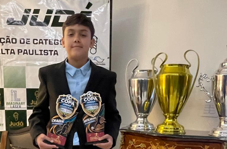 FLÓRIDA: Atleta floridense é destaque e artilheiro na Copa AMNAP de futebol Sub-13