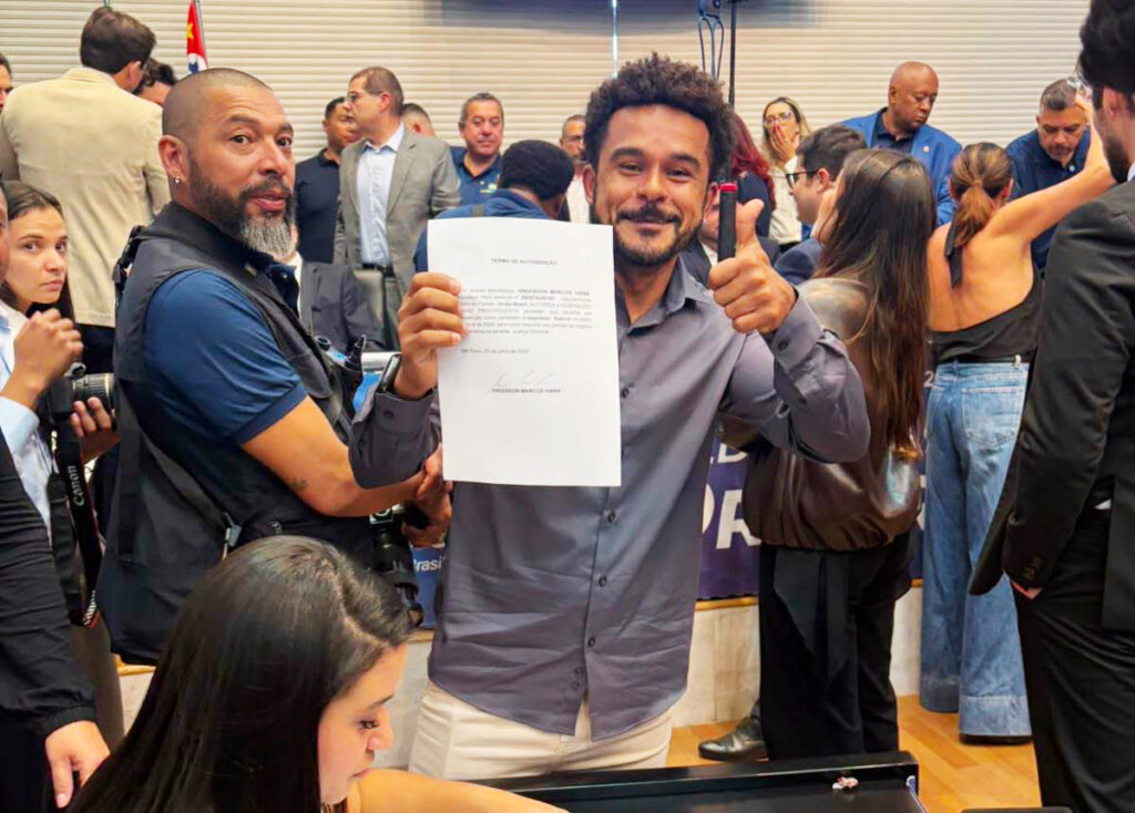 JUNQUEIRÓPOLIS: Anderson Neguin oficializa pré-candidatura a deputado federal pelo União Brasil