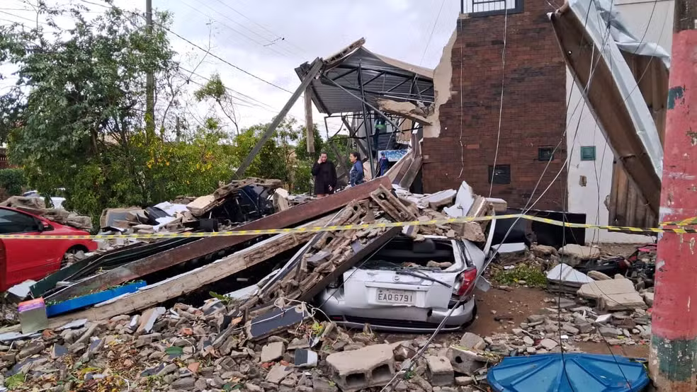 Radar meteorológico registrou vento a 122 km/h durante tempestade em Pradópolis, SP