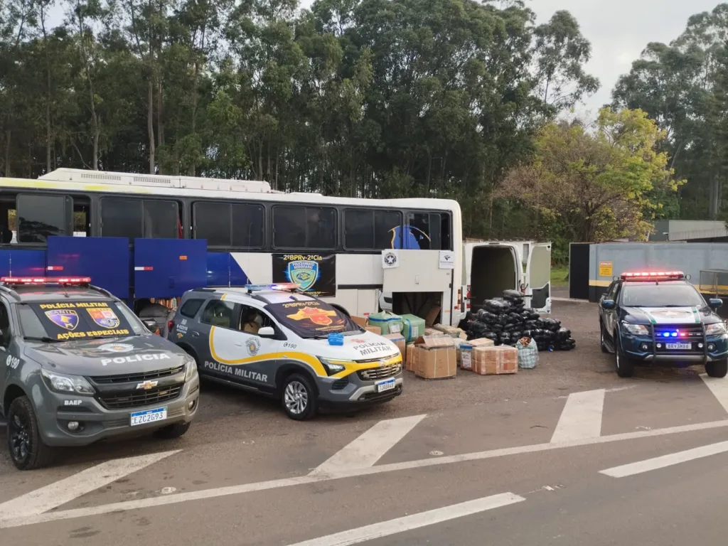 Polícia Rodoviária apreende drogas e carga de R$ 800 mil em Presidente Prudente
