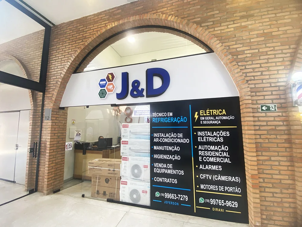 FLÓRIDA: JD REFRIGERAÇÃO está na Galeria Flórida com ofertas especiais em ar-condicionado