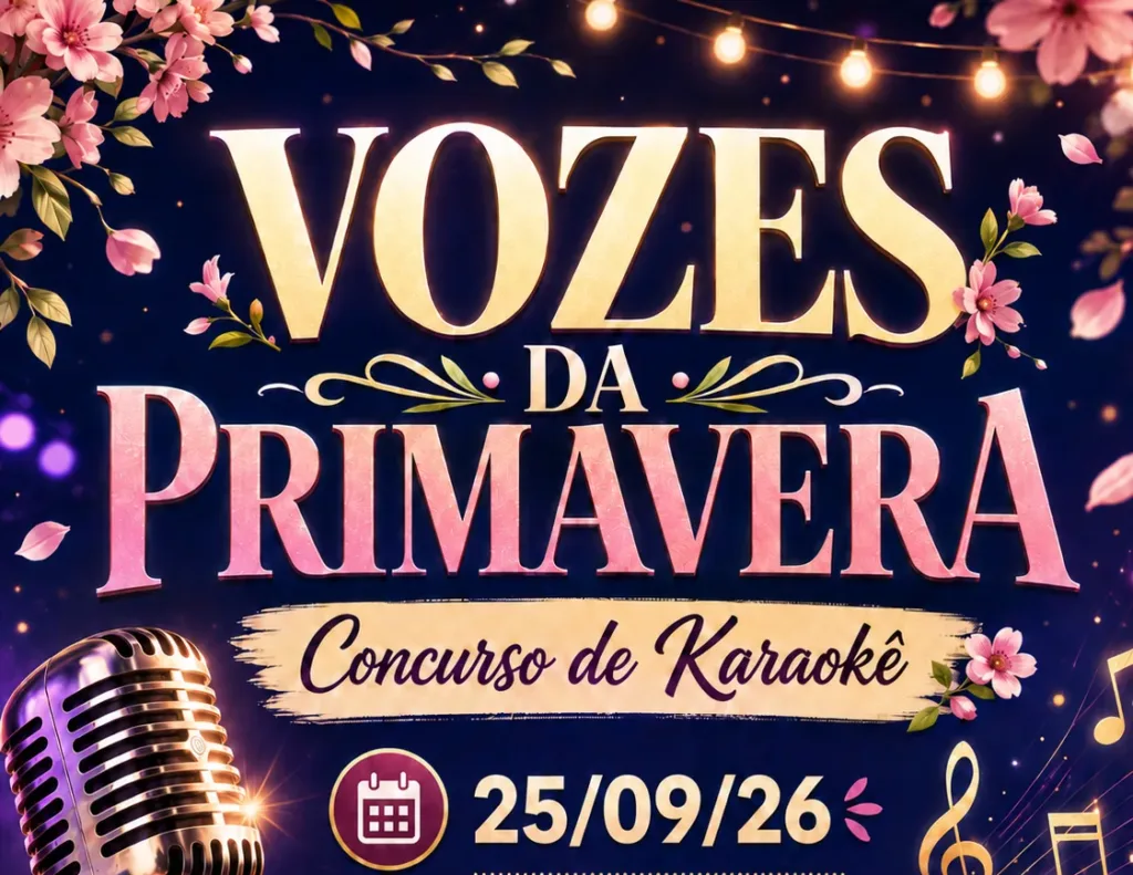 FLÓRIDA: Concurso de Karaokê “Vozes da Primavera” segue com inscrições abertas