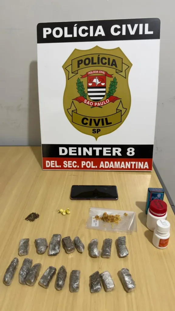 LUCÉLIA: Operação prende investigado por tráfico de drogas